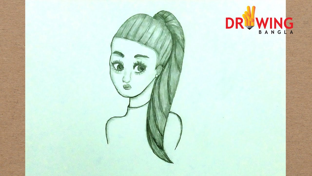 How to draw easy Girl Drawing for beginners - Step by step #girl #drawing # sketches #simple #girldrawingsket… | Girl drawing sketches, Art drawings  simple, Drawings