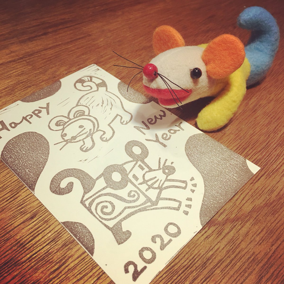 あけましておめでとうございます
よい年になりますように〜〜
2020年もニョロシクお願いいたします！