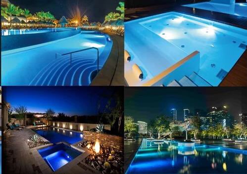 2020-01-02: IP68 recessed led pool light 24Vdc 24W underwear light #ledlight