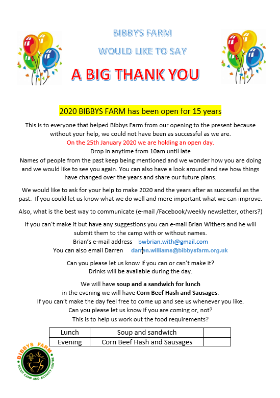 Open Day Invite for new and old volunteers - mailchi.mp/eefb30ee5ce3/o…