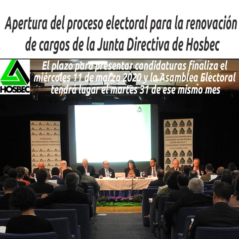 hosteleriaenvlc's tweet photo. APERTURA DEL PROCESO ELECTORAL PARA LA RENOVACIÓN DE CARGOS DE LA JUNTA DIRECTIVA DE HOSBEC

https://t.co/nhgOnlJgrt

@HOSBEConline #HOSBEC #HosteleriaEnValencia #ProcesoElectora #RenovacionCargos #JuntaDirectivaHosbec #AsambleaGeneralElectoral #Presidente #SecretariaGeneral https://t.co/6ixxoAfyis