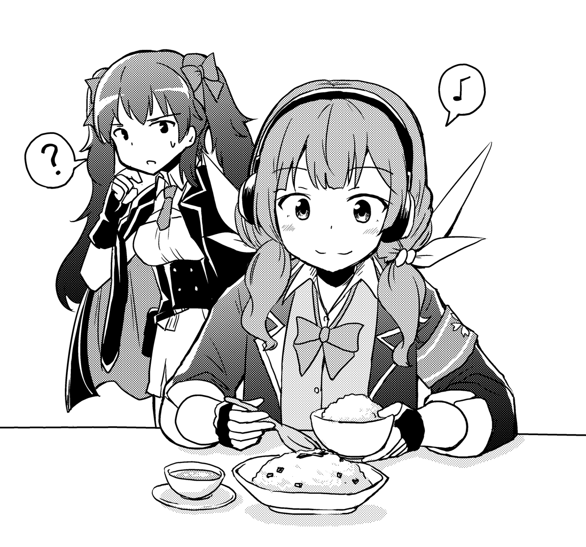 チャーハンをおかずにごはんを食べるお米派JK
#ドルフロ 