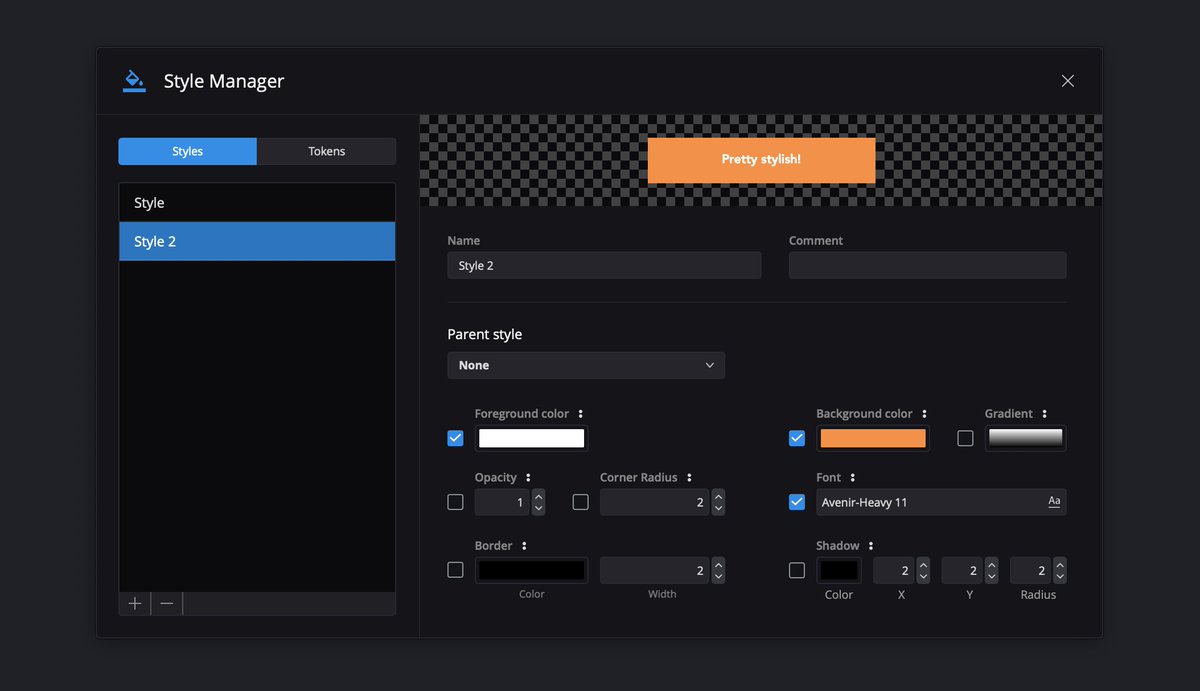 supernova_io's tweet image. V8 insights: Style Manager now allows you to set distinct styles, allowing for things like white-labeling, white and dark mode switch and others. -- bit.ly/FlutterXSupern…

#StyleManager #UXDesign #Supernova #DesignToCode #ProductDesign #Tech