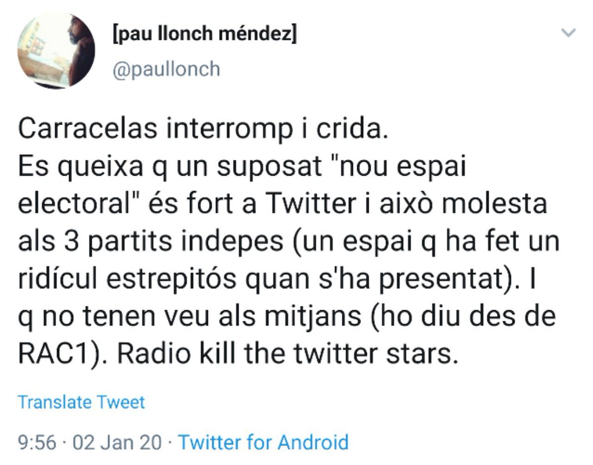 Ànims, <a href="/paullonch/">Pau Llonch Méndez</a>. Un parell de mesos més remarcant crits i queixes (mai remarques aquest tipus de coses amb els homes, quina casualitat) per intentar que no es parli de la cacera de bruixes que tothom amb mitja neurona veu que està tenint lloc i segur que et cau una pagueta.