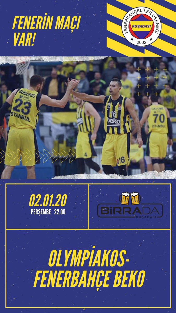 Fenerbahçemiz Yunanistan deplasmanında! Lokalimizde ücretsiz izleyebilirsiniz.