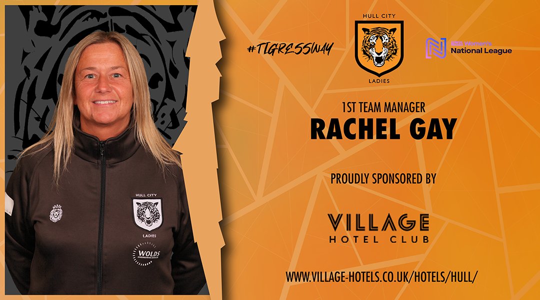 HullCityLFC's tweet photo. We have some amazing sponsors this year such as The @VillageHotel, the perfect place to stay in #Hull and sponsor of our Manager @RachelGay2 https://t.co/RR3wBkBPFO