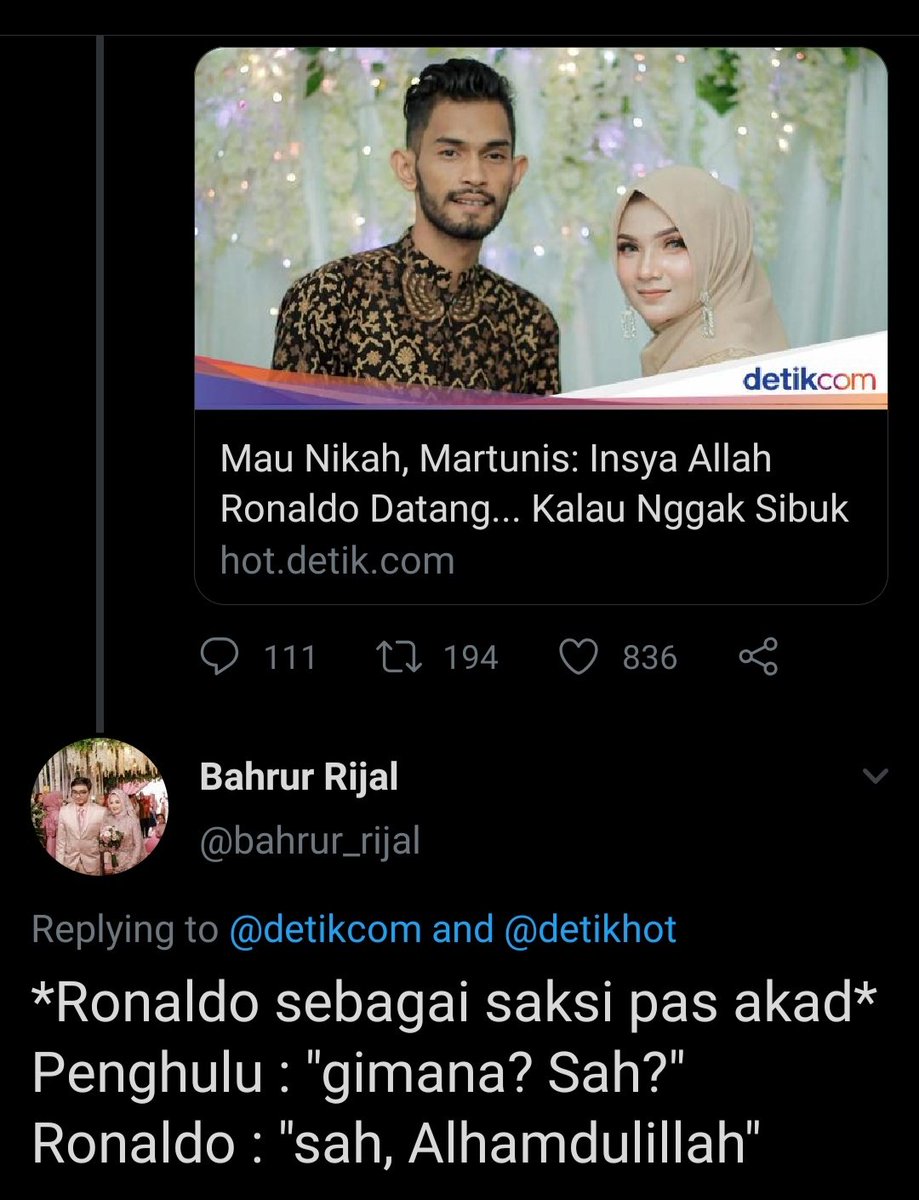 tanganbelang_tb's tweet photo. Ronaldo kondangan https://t.co/IQZNFDjDSu