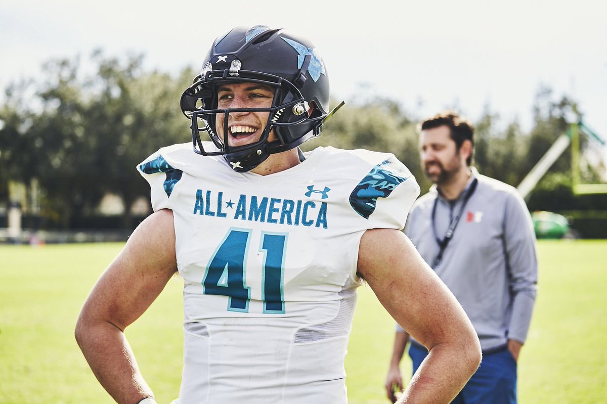 Under Armour All-American Game today. Make sure and tune in #iowacity  #swarm <a href="/AllAmericaGame/">Under Armour All America Football Game</a>