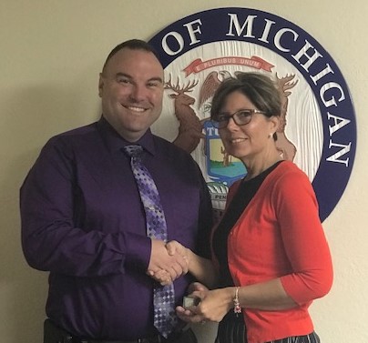 MDOCCFA's tweet photo. We join LCF A/Warden Morrison in thanking A/DON Chris Pigg for 25 years of dedicated service to MDOC. https://t.co/ZS02JNsUdg
