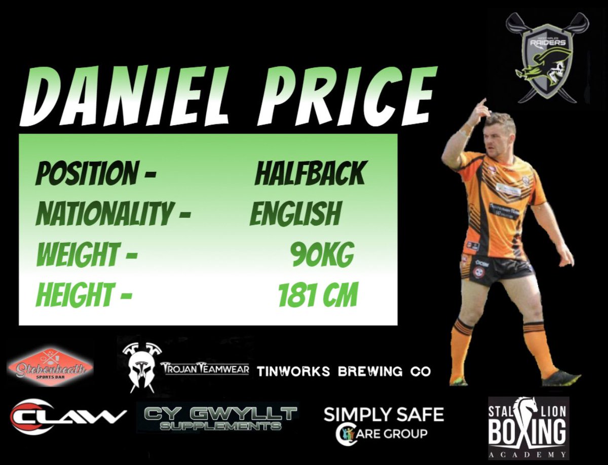 🏴󠁧󠁢󠁥󠁮󠁧󠁿🏉🗣 Half back Danny Price makes it signing number 3️⃣ for the 2️⃣0️⃣2️⃣0️⃣ season.

Read all about it here 👉 raidersrugbyleague.co.uk/post/half-back…