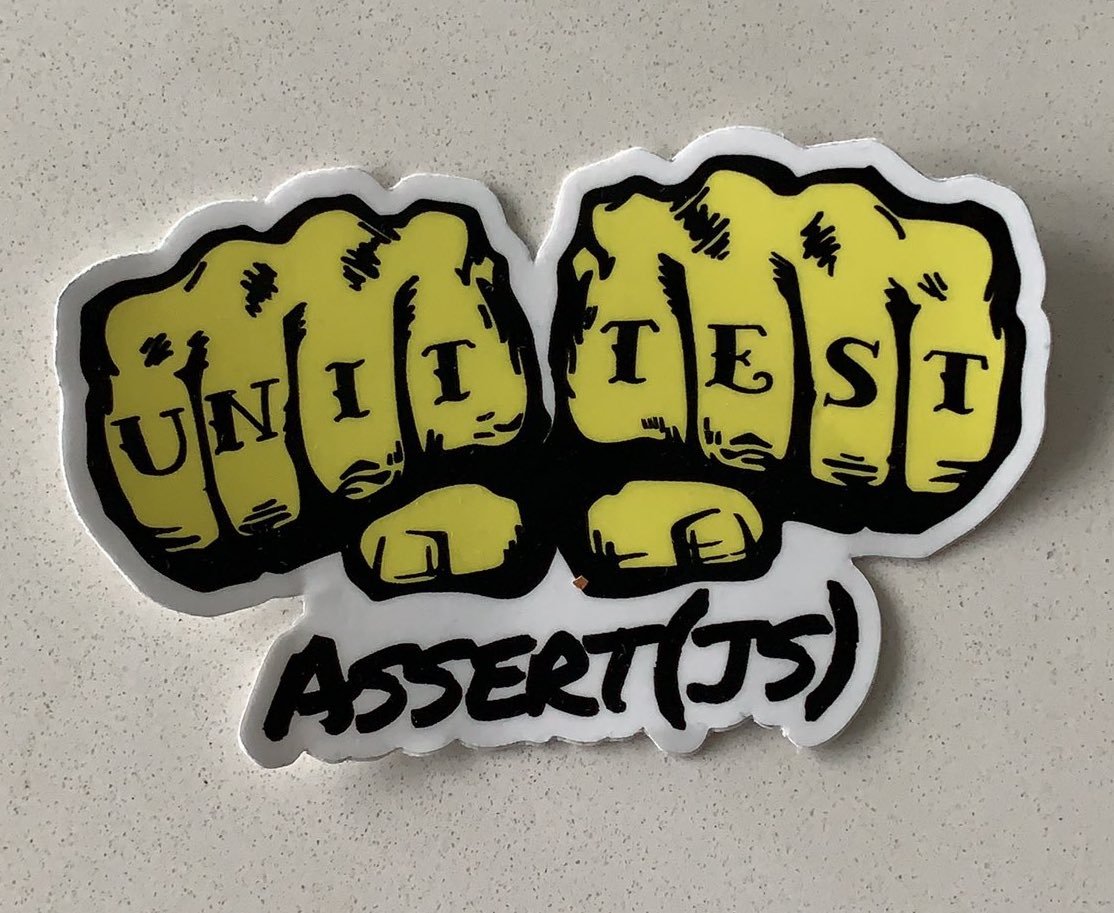 assertjs's tweet image. We still have some &quot;Unit Test&quot; shirts and stickers, here&apos;s your chance to get some! 

shop.assertjs.com

They generated a lot of conversation. Some folks thought they were too aggressive. And others loved them. You can decide and we respect your opinion.