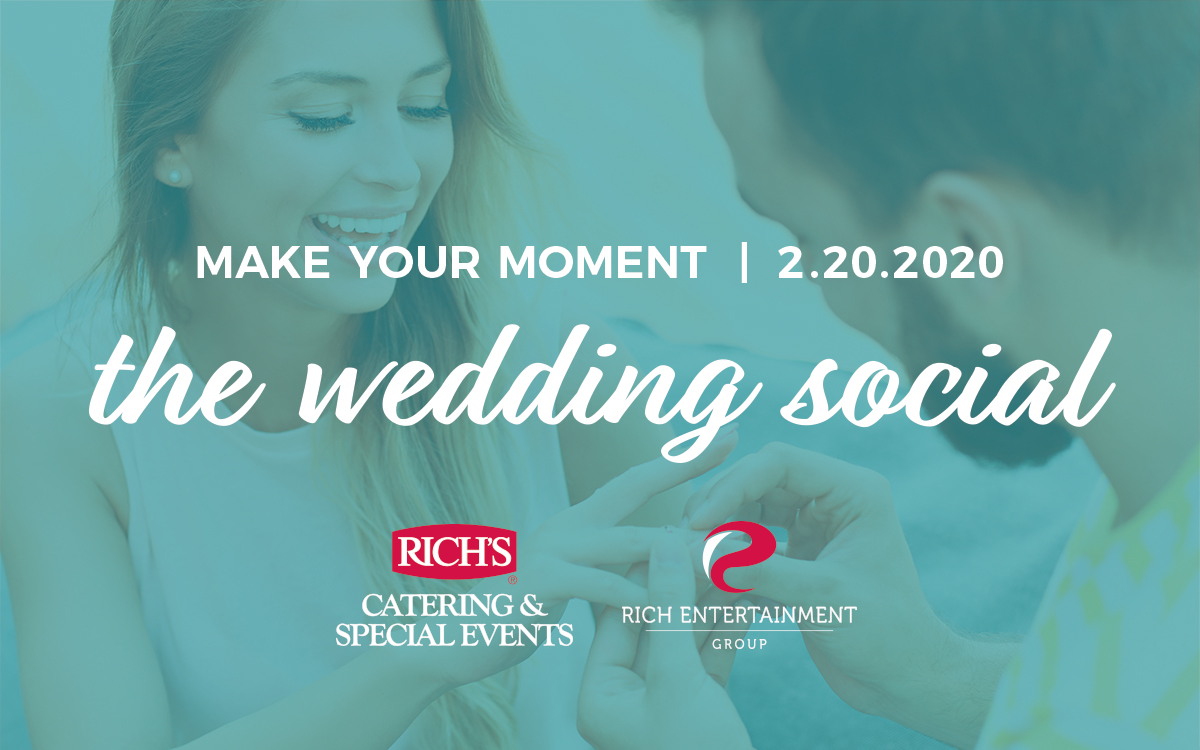 Mingle with professionals representing ALL your key wedding needs, from entertainment and transportation to florals and so much more at The Wedding Social 2020!

Learn More:
makeyourmoment.com/wedding-social/