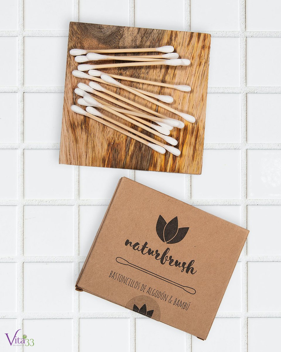 ¿Ayudamos con un pequeño gesto al planeta?🌎
Pásate a los bastoncillos para el oído de algodón y bambú de <a href="/naturbrush/">Naturbrush</a> 
vita33.com/naturbrush-bas…