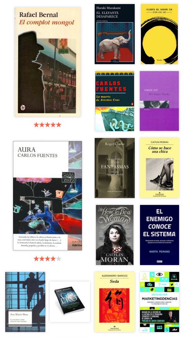 reinaazucar's tweet photo. MI 2019 EN LIBROS:
* Leí 50 libros de los 50 que eran mi meta anual.
* 10,341 páginas en total.
* 206 páginas por libro en promedio.
#ReadingChallenge #ReadingChallenge2019 https://t.co/ECvI6il3ry