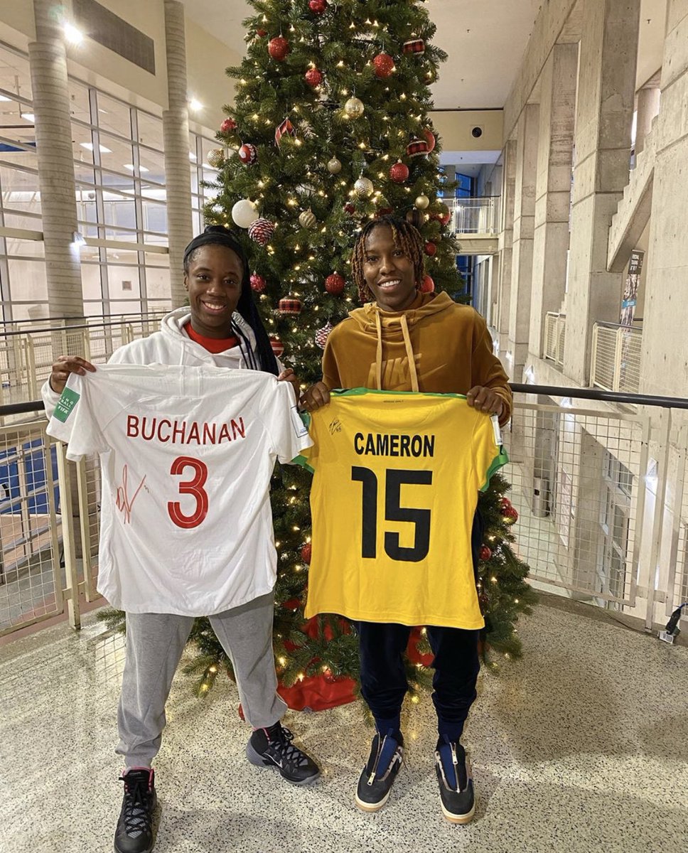 Reggae_Girlz_F's tweet image. Reggae Girl Tiffany Cameron &amp;amp; Kadeisha Buchanan are ready for the #OlympicQualifiers Jan 27 - Feb 9, 2020 at the HEB Park in Edinburg, Texas.  Are you ready to come out to see these ladies face off on Feb 1st?
#CONCACAF #EdinburgTX #ReggaeRoad2Tokyo2020 #ReggaeGirlzFoundation