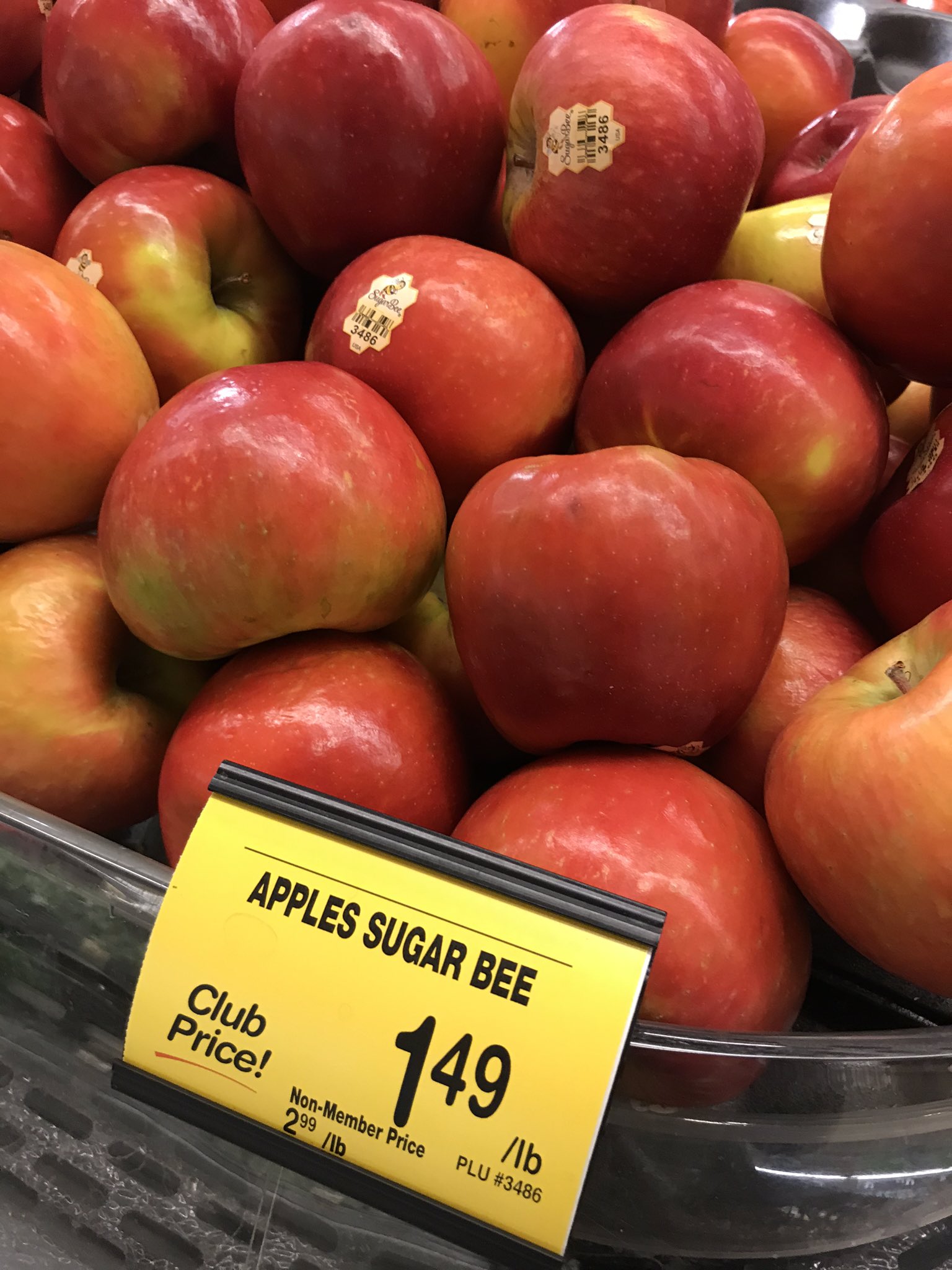 Eric Patrick on X: The Sugar Bee is one of my fav new apples & hard to  beat at $1.49 @Safeway - my 20+ yr old daughter- not a huge apple lover