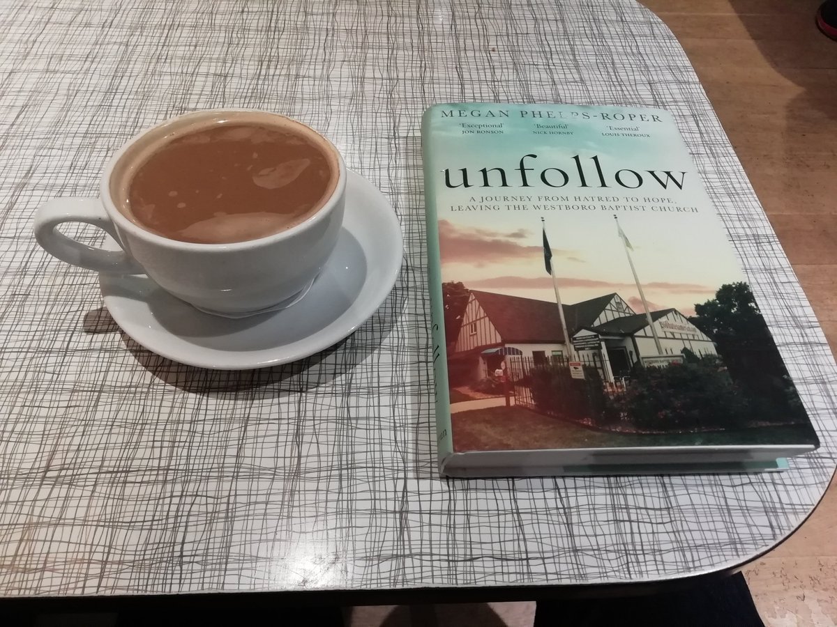 This will become a thread on 2020 reading. The first book I've finished this year is Unfollow by Megan Phelps-Roper. A powerful, empathetic and personal memoir about family and rejecting hatred. She was a member of the WBC (the 'God hates f*gs' church). Well written and clear.