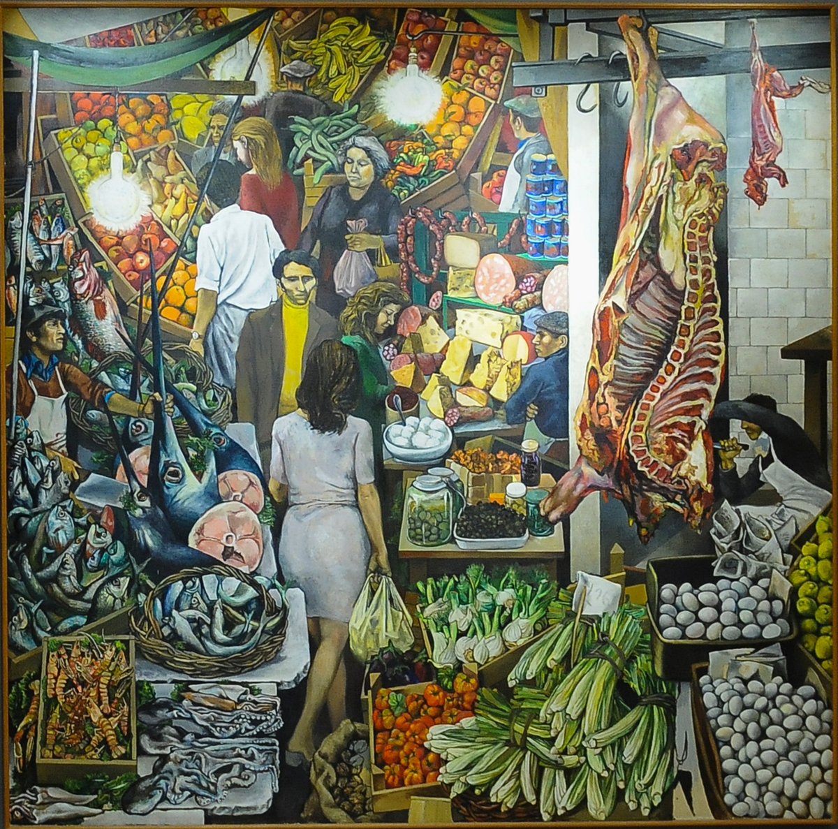 Montecitorio's tweet photo. Domenica 12 gennaio, in occasione di "Montecitorio a porte aperte", l'esposizione de "La #Vucciria" di Renato #Guttuso sarà compresa nella visita al palazzo. La mostra è aperta al pubblico anche domani, dalle 10 alle 18,15. Scopri di più su: https://t.co/paqyzYFC8z #ArtCamera https://t.co/OuG25W2LcB