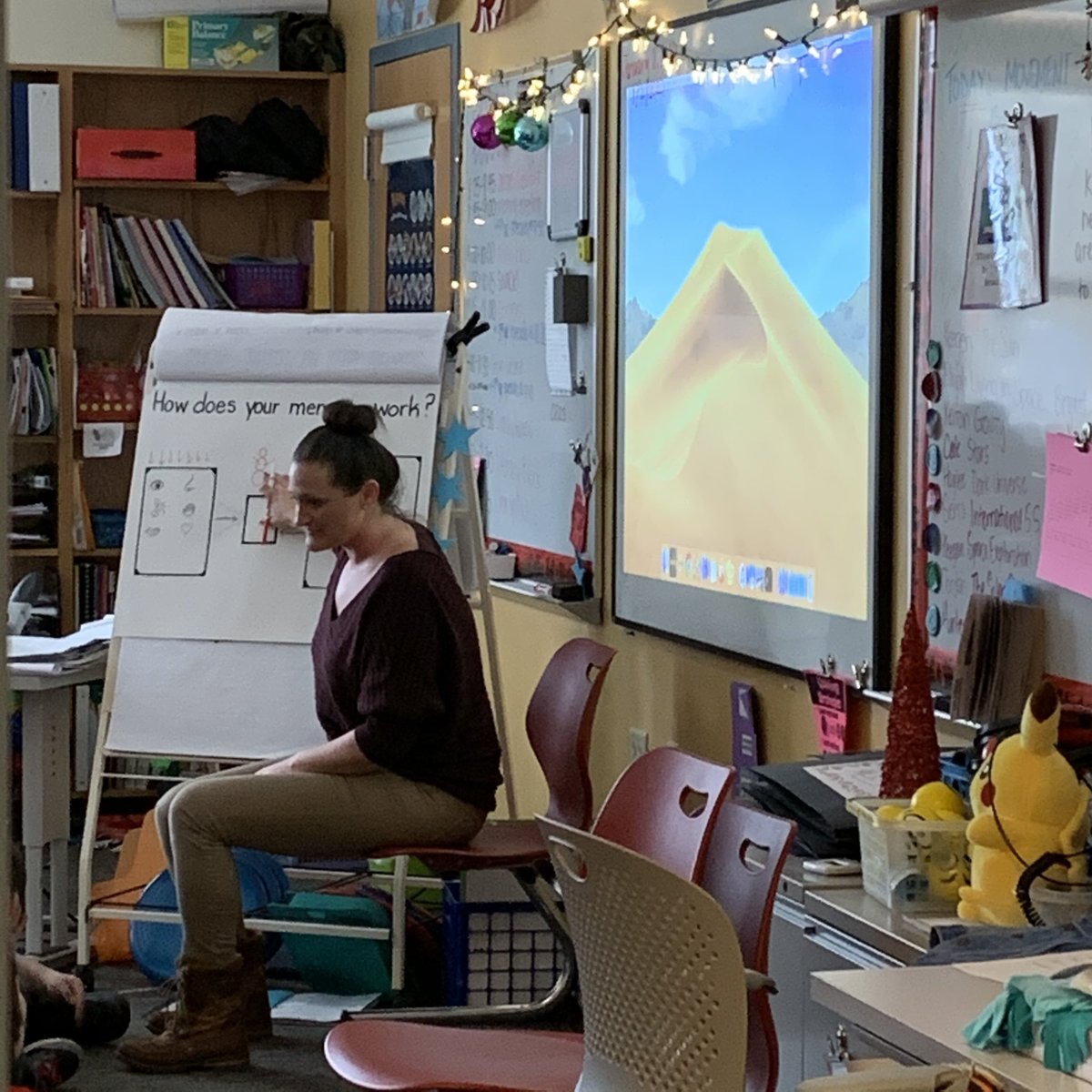 #memory #BCES #learning What happens if the snowman drinks hot chocolate? Students using their understanding of memory and importance of connects!