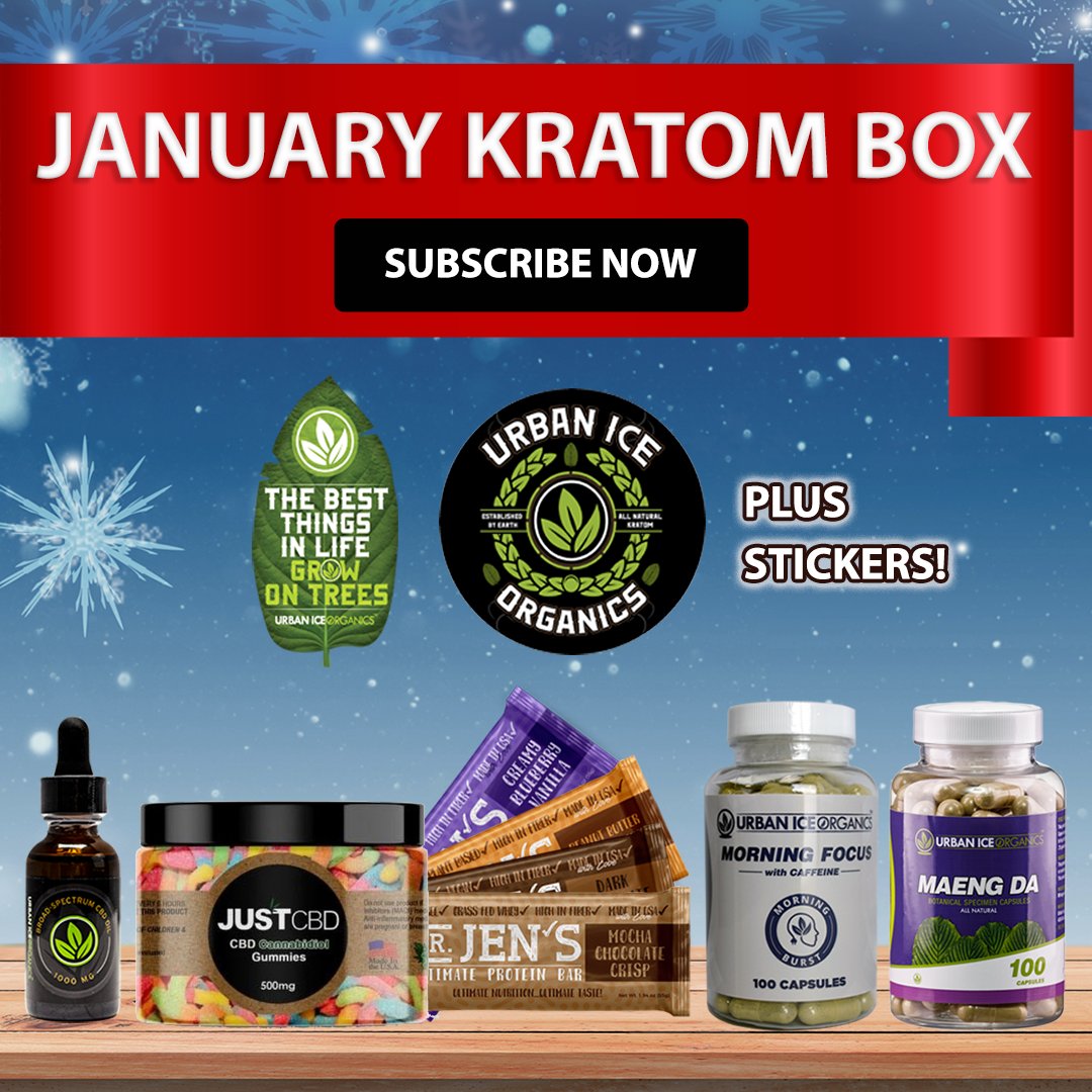 UI_Organics's tweet photo. The January Kratom Box includes delicious but healthy treats, CBD, and kratom to keep you accountable for your New Year Resolution!

The Morning Focus blend is perfect for a productive mindset. Who else is ready to crush their goals for 2020? 💥🥊 https://t.co/qVr20Dltxo