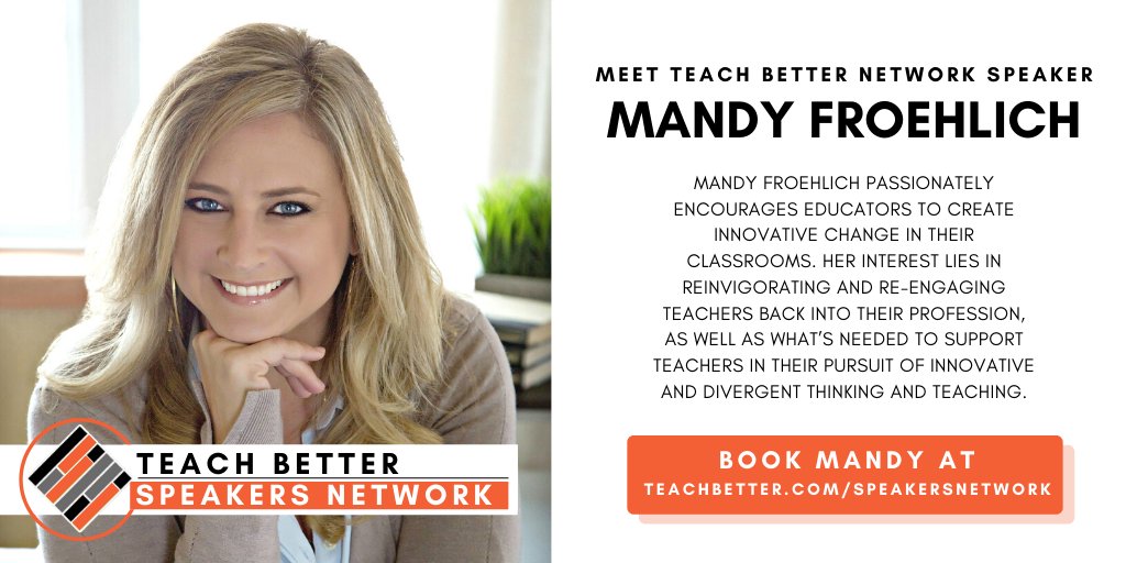 Mandy Froehlich (@froehlichm) on Twitter photo Excited to announce my partnership with the <a href="/teachbetterteam/">Teach Better Team</a> as they are amazing! Join me on FB live with Rae at 4pm CST to talk about what's happening! #TeachBetter Excited to announce my partnership with the <a href="/teachbetterteam/">Teach Better Team</a> as they are amazing! Join me on FB live with Rae at 4pm CST to talk about what's happening! #TeachBetter