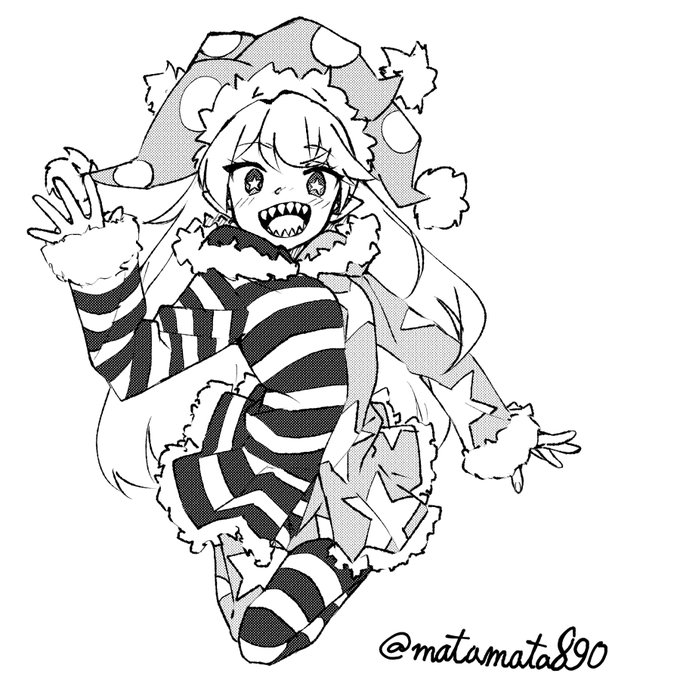 くらぴっちゃん
トーン、グレー、カラーと分けてみたどれが一番よいかなー 