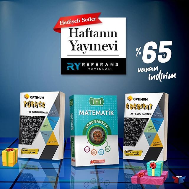 Kitapseç'te haftanın yayınevi Referans Yayınları. %65'e varan indirimlerle hemen almak için:
kitapsec.com/Yayinevleri/Re…

<a href="/kitapsec/">Kitapseç</a> <a href="/referansyayin/">Referans Yayınları</a>