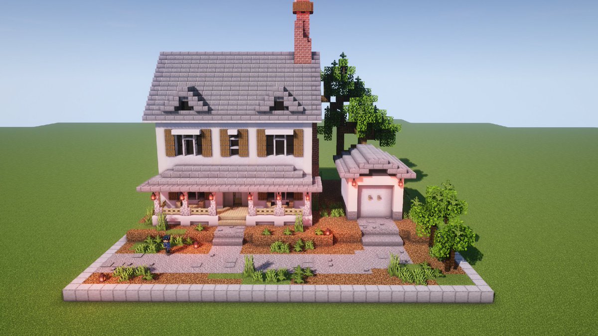 seanbitss's tweet photo. Day 6 of #ABuildADay - Posted earlier today because school is back. Enjoy this colonial-style house #AVideoADay
------------------------
Info:
Texture Pack: Default
Shader: Mix of SEUS PTGI and BSL
📷Video: https://t.co/JyAVI8g0NC https://t.co/Svj1NQVDUp
