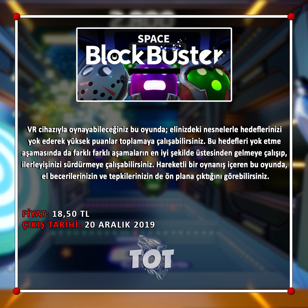 totgametwit's tweet photo. #SpaceBlockBuster
https://t.co/E8GePVGUts https://t.co/kiehJYbduF