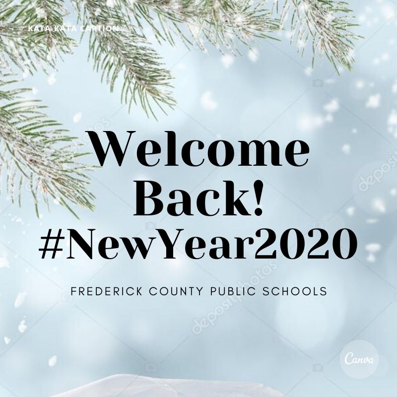 FCPSMaryland's tweet photo. It's exciting to see our students & staff back to school today!
We hope you had a wonderful #FCPSWinterBreak!
If you have a great pic from winter break, share it with us here!
#NewYear2020
#FCPSProud⭐️ https://t.co/qbN4SDGGUx