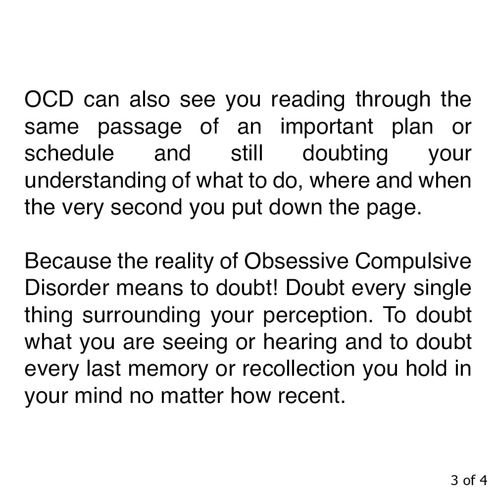 Westley_Nash's tweet photo. Obsessive Compulsive Disorder is toxic to our quality of life, but people are afraid to admit having it as they might be ridiculed. #ocd #mentalhealth #obsessivecompulsivedisorder #anxiety #depression #thoughtsofsteel https://t.co/HvNGBriMOm