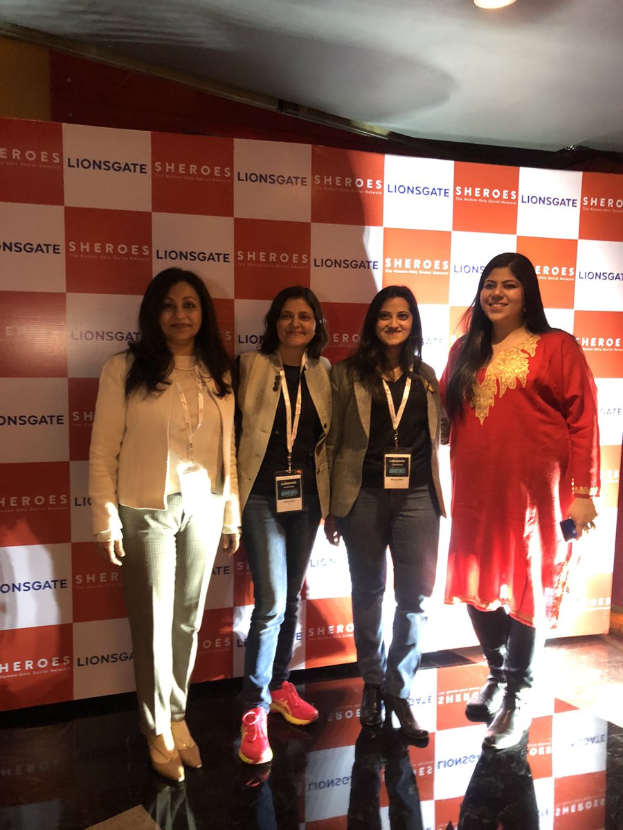 sheroes's tweet photo. We are starting with the panel after watching the stellar performances in @bombshellmovie
Watch out @Sairee @ShereenBhan @rjstutee and @MajithiaMonica
@LionsgateIndia #BombshellsAtWork https://t.co/i37DVn9NoQ