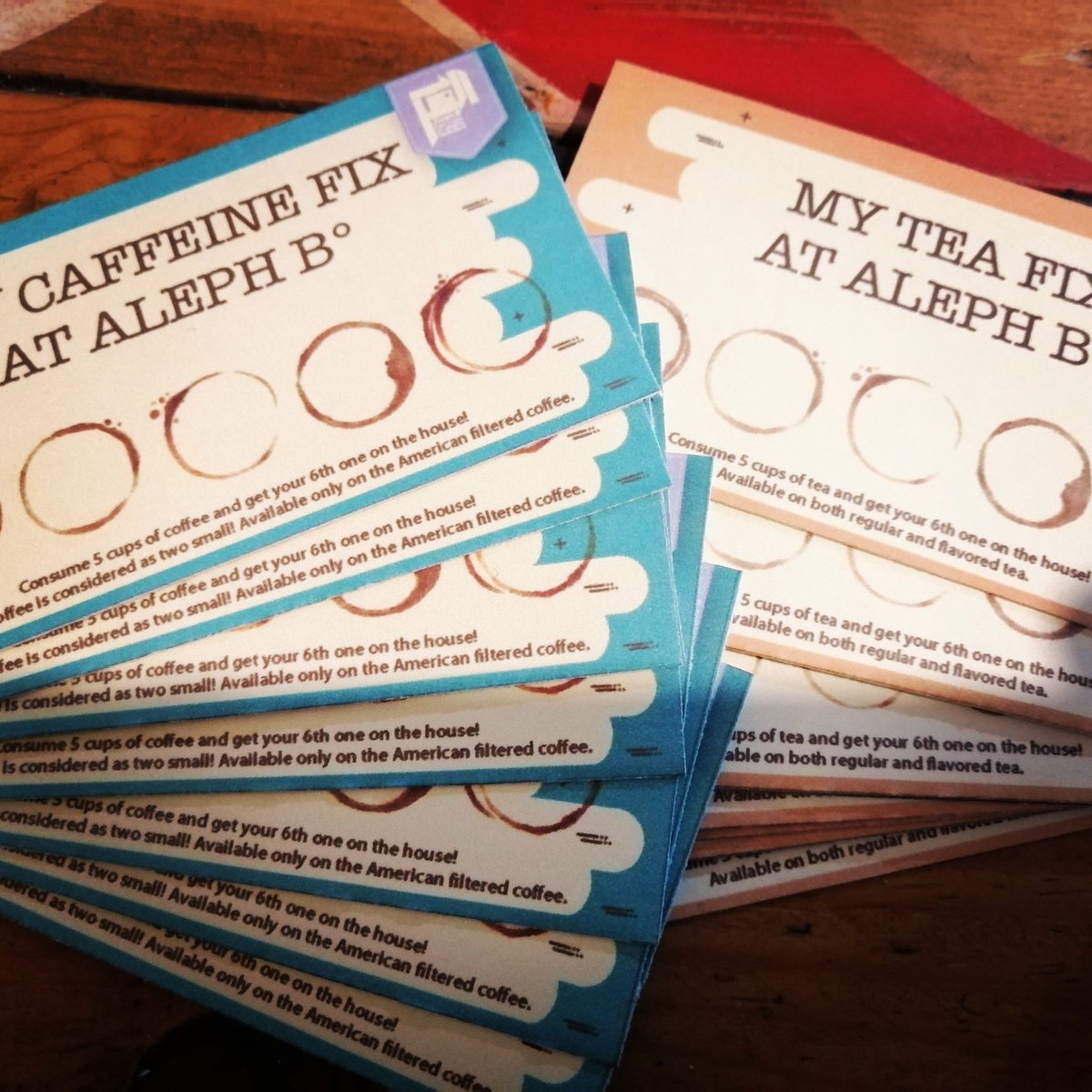 AlephBleb's tweet photo. We kick off 2020 with free caffeine and tea fix for you. Consume 5 and get the 6th on the house!
#2020NewYear #Coffee #tea #caffeine #صباح_الخير #لبنان #Lebanon #Beirut #free #librarytwitter https://t.co/55lrqWpPo1