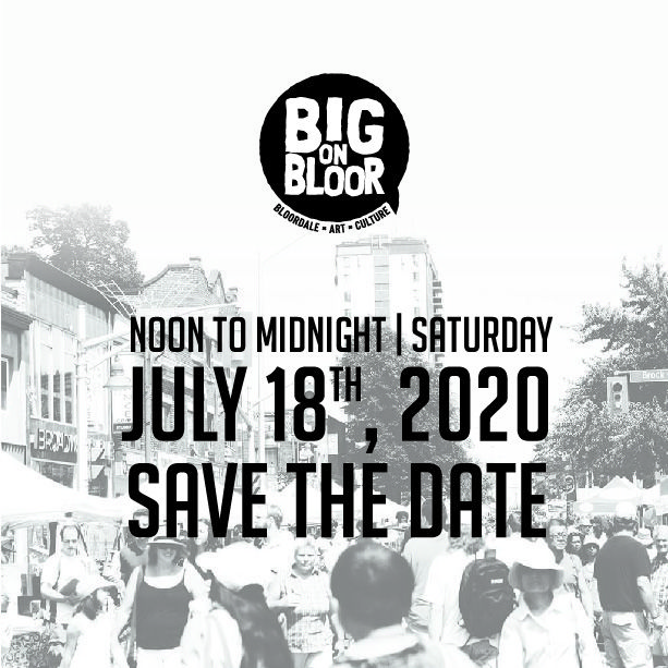 As you start the new year, start planning some of the best events into your calendar! @bigonbloorfest takes place on Saturday, July 18th from 12pm-12am. It is a celebration of art, culture and #Bloordale!