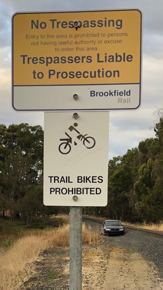 ColliePol's tweet photo. Collie Police charged a 28 year old male driver of this vehicle. No Authority to drive never held, unlicensed vehicle and trespass. #fb #dontgetbogged #pd09983 https://t.co/uiatWKhm0u
