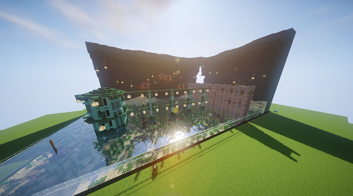 gracefpss's tweet photo. Auf dem 1sten Bild sieht man den kleinen Spawn den ich auf meinen eigenen Build Server gebaut habe und auf dem 2ten Bild sieht man einen klein Teil von der Provinz "Lacos" von @Lingorcraft ^^ 

ps: Lasse nur Leute drauf wenn die sich das Ingame angucken wollen! https://t.co/rOB1DoxkMT