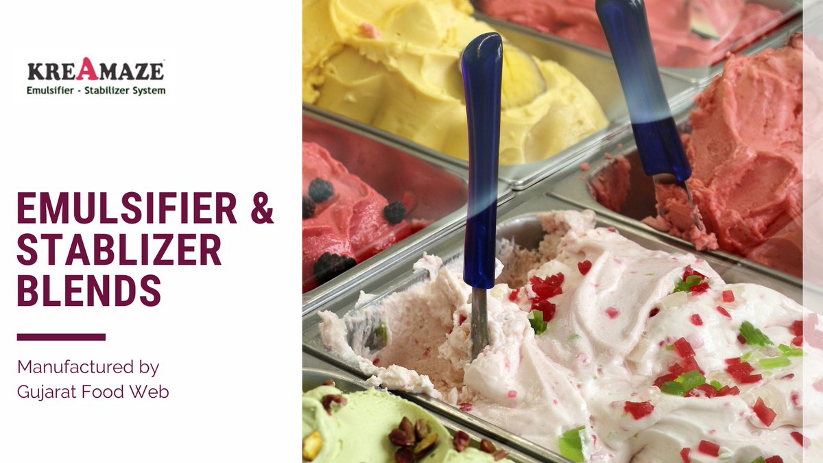 Novasol_ing's tweet photo. Our specialists stay at the forefront of emerging customer needs & bring advanced solutions. KreaMaze: Stabilizer & Emulsifier blends help you achieve quality products.
#emulsifier #stablizer #emulsifierandstablizer #foodindustry #foodindustry #icecream #manufacturer #suppliers https://t.co/n27gvLOB5a