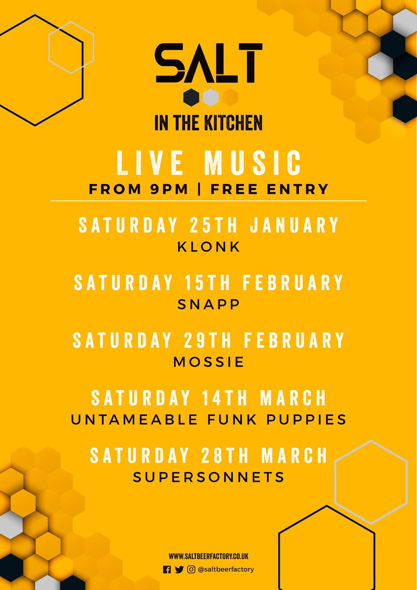 HAPPY NEW YEAR 🎇🎊 A new year means new dates for our musical line up 👏🏼 First up: Klonk 🎤 Saturday 25th January | 9pm