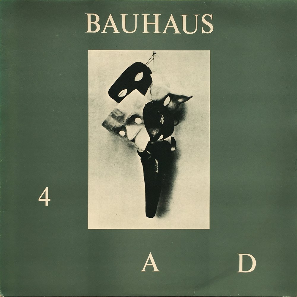 The Art of Album Covers. .Masks ca. 1930–1939.By Emmanuel Sougez.Used by Bauhaus on 4AD, released 1983.