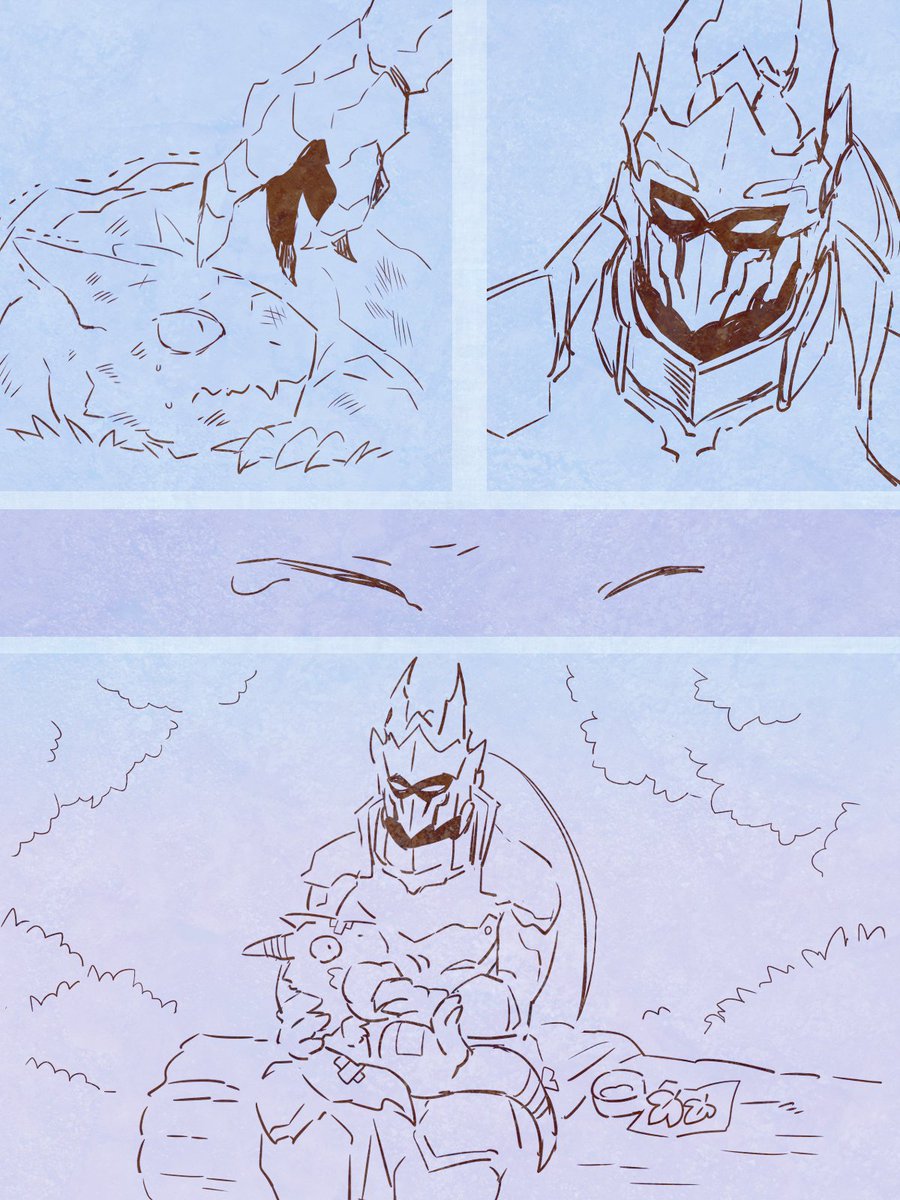 騎士とドラゴン1/2 https://t.co/Tuq9OfFvuO