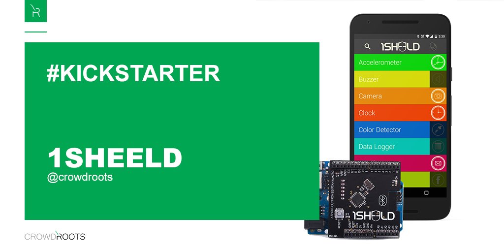 crowd_roots's tweet photo. 1Sheeld is a shield that connects to the Android mobile app and has access to your phone’s features such as LCD, GPS, accelerometer, etc. The project was overfunded on Kickstarter in only 30 days in 2013.
https://t.co/s0OgjFAhnI

#kickstarter #1Sheeld #shield #technology #android https://t.co/ol6MlVAChh