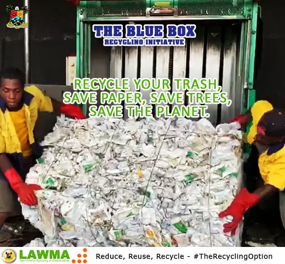 followlasg's tweet photo. The Blue Box Initiative
#TheRecylingOption
#LAWMA
#LASG
#ForAGreaterLagos https://t.co/RzJmKwosoA