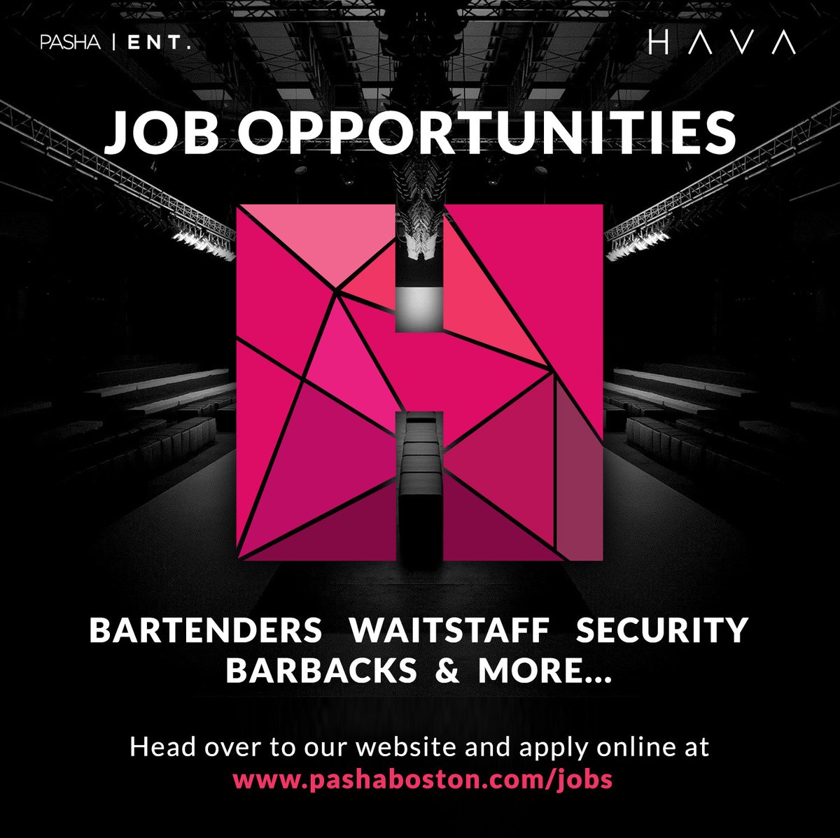 Join Our Team and Apply On Our Website! pashaboston.com/jobs 🤩
✖️
#Hava #Boston #HavaBoston #Pasha #PashaBoston #VIP #Nightlife #BottleService #Dance #Party #Music #HipHop #Trap #Weekend #BosFeed #IGBoston #Lounge #Clubbing #Weekend #EDM #House #Jobs #Hiring