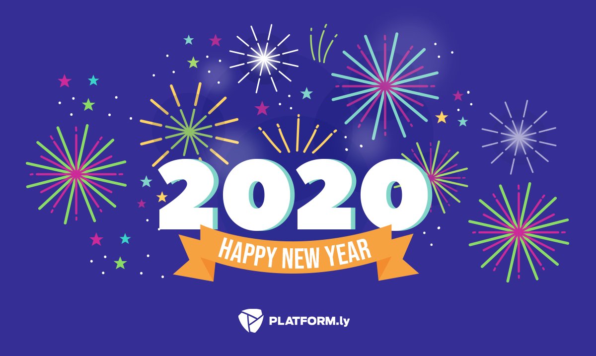 PlatformlyHQ's tweet photo. Just stopping by to wish you a Happy New Year full of new opportunities! We wish you achieve all your goals in 2020! 🎊 🎉 #happynewyear #platformly https://t.co/jaDDZqsVGd