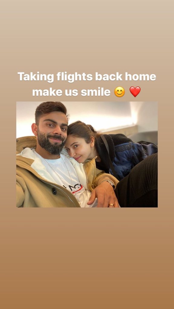 This is the cutest picture of all. I mean, out of all the holiday pictures this has to be my favourite one. It’s looks soft, comfy and just sweet. Virushka’s simplicity just makes everything so beautiful. Also, Anushka Sharma with bare face, she keeps flexing.