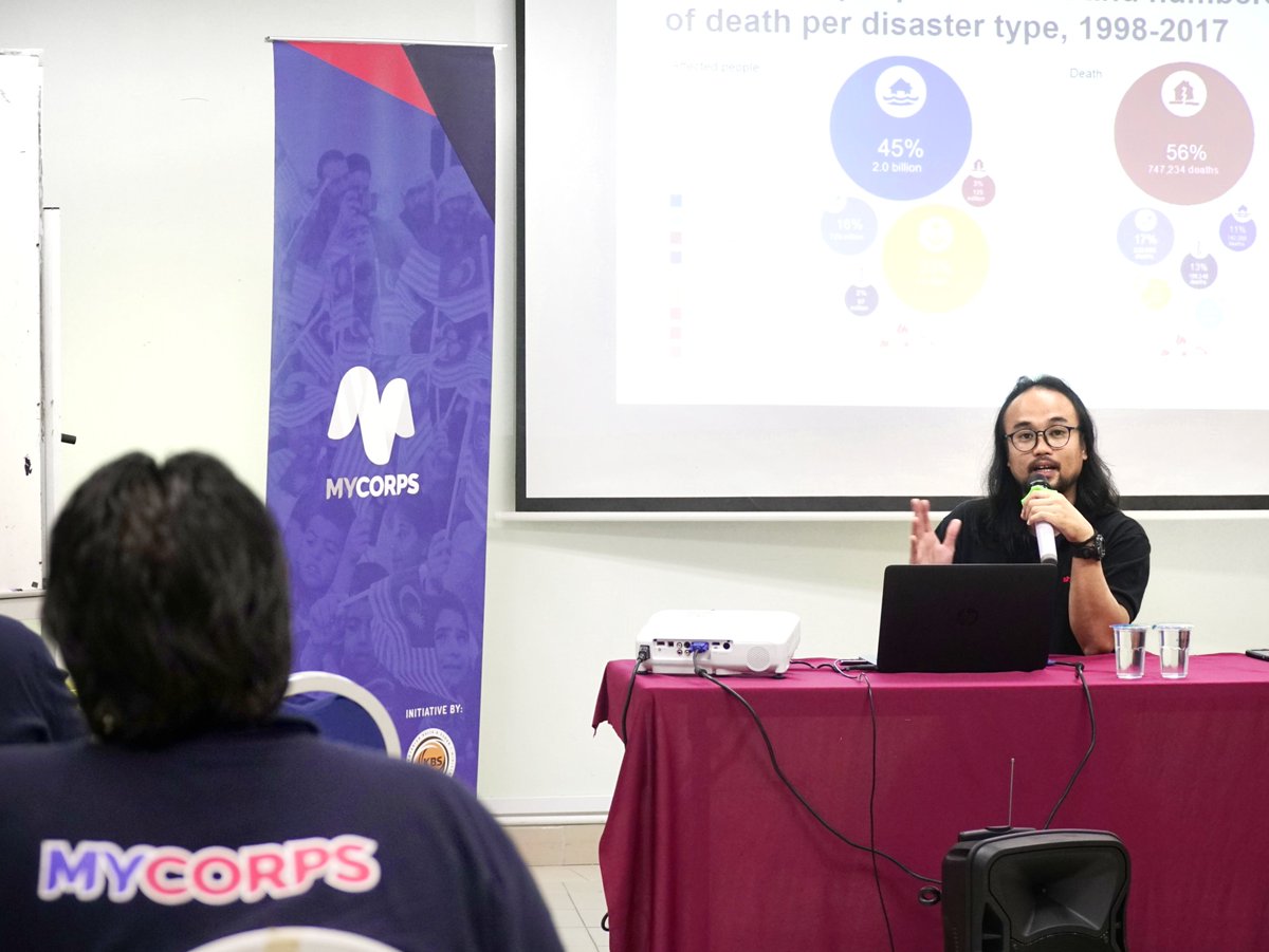 mycorpsofficial's tweet photo. @SyedSaddiq @scheekeong [MYCORPS MISSION 8 @ SOUTH ASIA]

Day 11: 2nd January 2020

Topic: Introduction to Humanitarian World

Speaker: Mr. Muhammad Abdullah from MERCY Malaysia

#MyCorps #MyCorpsSouthAsia
#Negaraku #ChangingLives #YouthPower @SyedSaddiq @scheekeong https://t.co/9j4PbARP0P