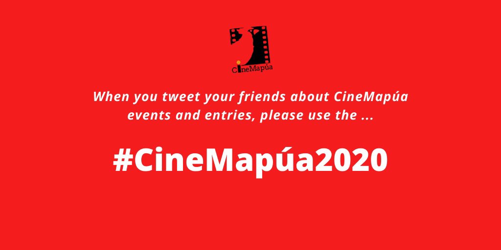 cinemapua's tweet photo. Please use the #CineMapúa2020 in all your tweets about this upcoming 18th Annual Student Short Film Festival. https://t.co/431dNHXWOH