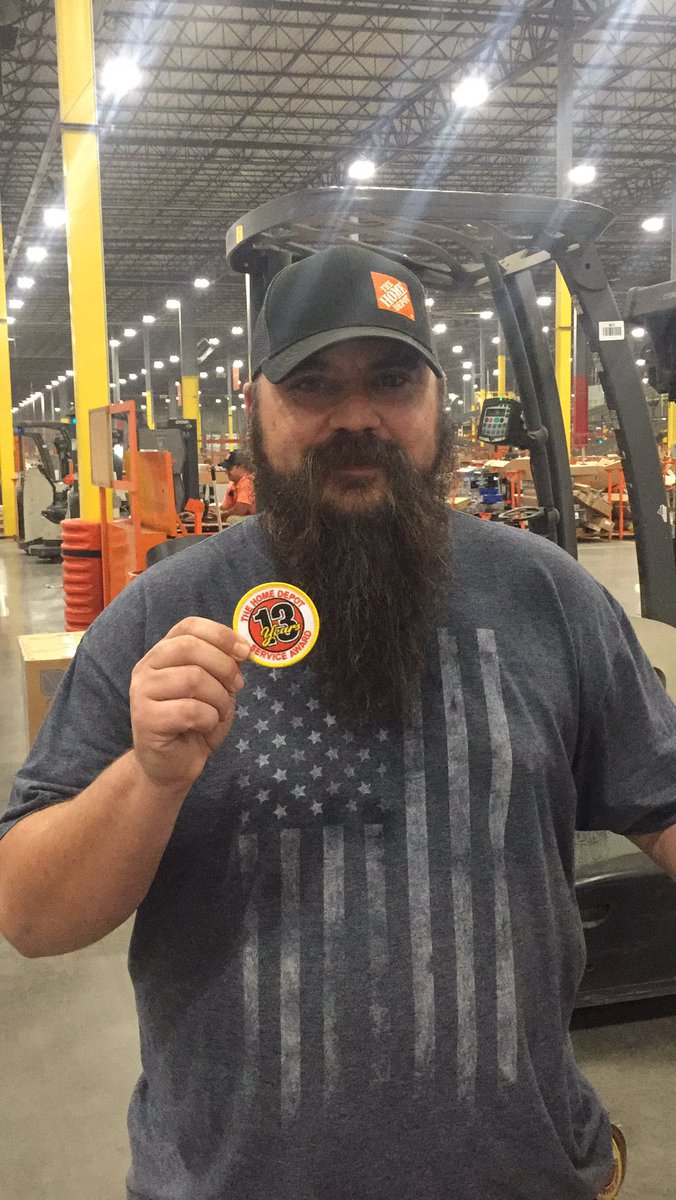 Congratulations Tom for 13 years with The Home Depot