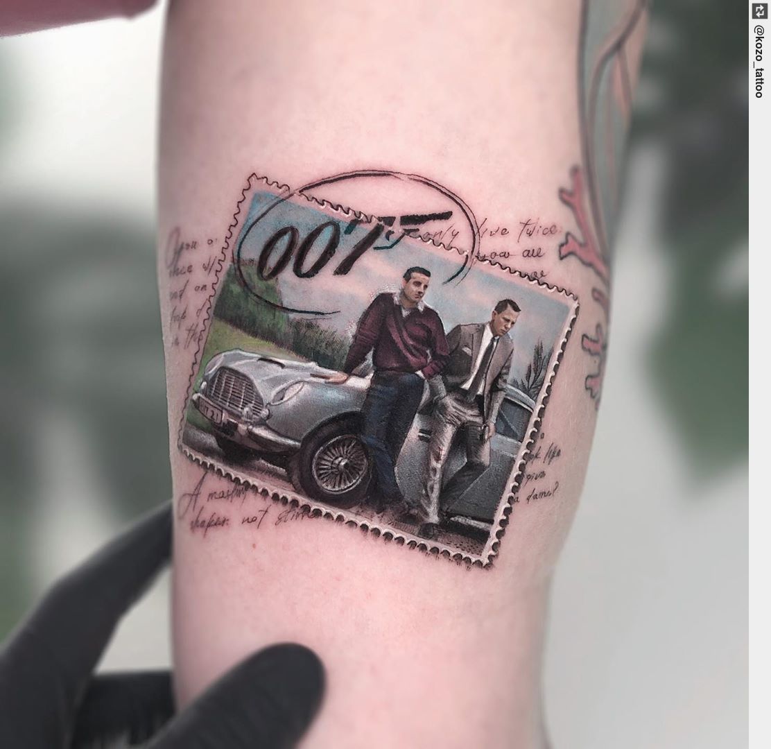 70 Car Tattoos For Men  Cool Automotive Design Ideas