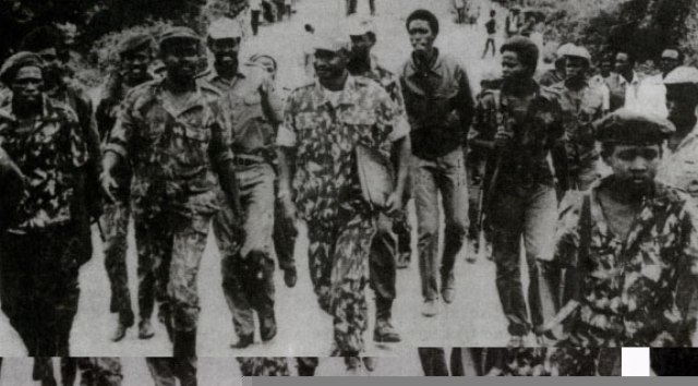 GovUganda's tweet photo. @KagutaMuseveni :He shelled and shelled but we kept quiet until his infantry got close to our trenches whereupon we repulsed them one shell landed near my open trench wounding one of my escorts, Rwija #AfricaKwetu https://t.co/KwBT7Q1Hof